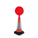 RS PRO Weighted Orange 50 cm Polyethylene Traffic Cone
