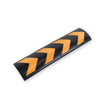 RS PRO Black/Yellow Impact Protector 800mm x 220mm