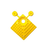 Yellow Anti-slip Tile PVC Tile With Holes Surface Finish 500mm (Length) 500mm (Width) 15mm (Thickness)