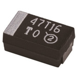 NIC Components 100μF Surface Mount Polymer Capacitor, 6.3V dc
