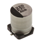 Panasonic 220μF Surface Mount Polymer Capacitor, 25V dc