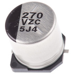 Panasonic 270μF Surface Mount Polymer Capacitor, 35V dc
