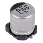 Panasonic 10μF Surface Mount Polymer Capacitor, 50V dc