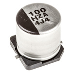 Panasonic 100μF Surface Mount Polymer Capacitor, 50V dc