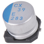 Nichicon 39μF Surface Mount Polymer Capacitor, 25V dc