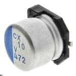 Nichicon 10μF Surface Mount Polymer Capacitor, 35V dc