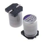 Panasonic 100μF Surface Mount Polymer Capacitor, 20V dc