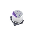 Panasonic 100μF Surface Mount Polymer Capacitor, 16V dc