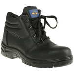 RS PRO Black Steel Toe Capped Mens Safety Boots, UK 7, EU 41