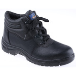 RS PRO Black Steel Toe Capped Mens Safety Boots, UK 10, EU 44