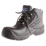 RS PRO Black Composite Toe Capped Mens Safety Boots, UK 6, EU 39