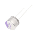 Panasonic 22μF Through Hole Polymer Capacitor, 25V dc