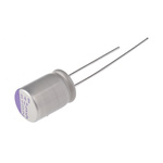 Panasonic 33μF Through Hole Polymer Capacitor, 25V dc