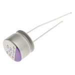 Panasonic 680μF Through Hole Polymer Capacitor, 4V dc