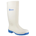 RS PRO White Steel Toe Capped Unisex Safety Boots, UK 6, EU 39
