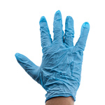 92-670/095 | Ansell TouchNTuff Blue Nitrile Disposable Gloves size XL x 100 Powder-Free