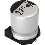 Vishay 56μF Surface Mount Polymer Capacitor, 63V dc