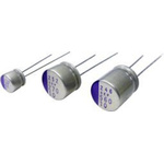 Panasonic 150μF Through Hole Polymer Capacitor, 16V dc