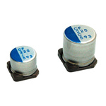 Nichicon 330μF Surface Mount Polymer Capacitor, 16V dc