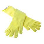7566 | BM Polyco Volcano Yellow Kevlar Work Gloves, Size 11, XL, 2 Gloves