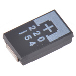 Panasonic 220μF Surface Mount Polymer Capacitor, 6.3V dc