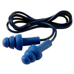 TR-01-100 | 3M E.A.R Corded Reusable Ear Plugs, 32dB, Blue, 1 Pairs per Package
