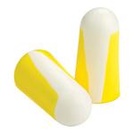 1005073 | Honeywell Safety Uncorded Disposable Ear Plugs, 33dB, White/Yellow, 200 Pairs per Package
