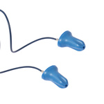 2112 114 | Uvex Corded Disposable Ear Plugs, 24dB, Blue, 100 Pairs per Package