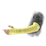 70-118 S18 | HyFlex Yellow Reusable Kevlar Cut Resistant Arm Protector 18in One size
