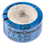 KEMET 1F Supercapacitor -20 → +80% Tolerance, Supercap FT 5.5V dc, Through Hole