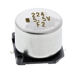 KEMET 0.22F Supercapacitor -20 → +80% Tolerance, Supercap FC 5.5V dc, Surface Mount