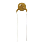 Vishay Single Layer Ceramic Capacitor (SLCC) 4.7nF 500V ac ±20% Y5U Dielectric, VY1, Through Hole +125°C Max Op. Temp.