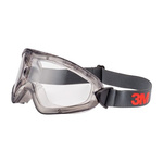 3M 2891-SGAF, Scratch Resistant Anti-Mist Safety Goggles with Clear Lenses
