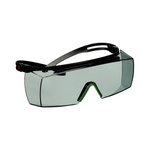 SF3717ASP-BLK-EU | 3M Secure-Fit 3700 OTG, Scratch Resistant Anti-Mist Safety Goggles with Grey Lenses