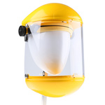AFB011-330-200 | JSP Clear Flip Up Acetate Face Shield with Brow, Chin Guard , Resistant To Molten Metal