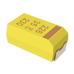 KEMET 100μF MnO2 Tantalum Capacitor 6.3V dc, T491 Series