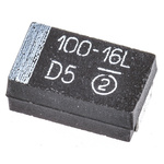 Vishay 100μF MnO2 Tantalum Capacitor 16V dc, 293D Series