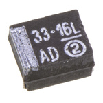 Vishay 33μF MnO2 Tantalum Capacitor 16V dc, 293D Series