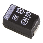 Vishay 100μF MnO2 Tantalum Capacitor 16V dc, 593D Series