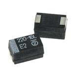 Vishay 220μF MnO2 Tantalum Capacitor 16V dc, TR3 Series