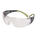 SF410AS-EU | 3M SecureFit 400 Anti-Mist UV Safety Glasses, Clear Polycarbonate Lens, Vented