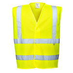 RS PRO Yellow Anti-static, Flame Retardant Hi Vis Vest, S to M