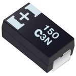 Panasonic 220μF Polymer Tantalum Capacitor 16V dc, TQC Series