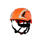 7100175098 | 3M X5000 Orange Helmet Adjustable, Ventilated