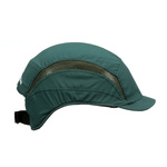7100217856 | 3M Green Short Peaked Bump Cap, ABS Protective Material