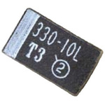 Vishay 1μF MnO2 Tantalum Capacitor 35V dc, 293D Series