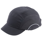 ABS000-001-100 | JSP Black Micro Safety Cap, HDPE Protective Material