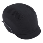 ABT000-001-100 | JSP Black Micro Safety Cap, HDPE Protective Material