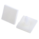 LCBSB-3-01A-RT, 4.8mm High Nylon PCB Support for 4mm PCB Hole, 17.8 x 17.8mm Base