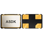 Abracon, 32.768kHz XO Oscillator, ±25ppm CMOS, 4-Pin SMD ASDK-32.768KHZ-LRT